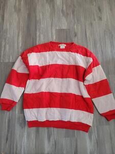 🔥 Vintage Le Tigre Sweater Waldo Coogi Biggie Hip Hop Heavy 80S RARE Large🔥